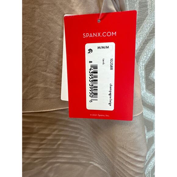 Spanx Thinstincts 2.0 Shapewear Champagne Beige Size M Slimming Nude - Picture 5 of 7